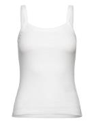 Slfcelica Anna Strap Tank Top Noos White Selected