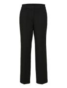 Slfrita Mw Wide Pant Fd Noos Black Selected