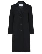 Slfnew Alma Wool Coat Noos Black Selected