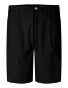 Slhregular-Leroy Pleat Shorts Noos Black Selected