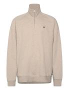 Maryon Half Zip Sweatshirt Beige Morris