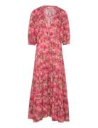 Cotton Party Maxi Dress Pink By Ti Mo