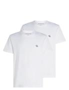 2 Pack Monologo T-Shirt White Calvin Klein Jeans