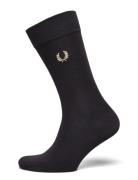 Classic Laurel Wreath Sock Black Fred Perry