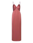 Patrizia Cut Out Slip Maxi Dress Pink Malina