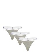 String Thong 3Pk Grey Calvin Klein