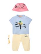 Pangolin Baby T-Shirt Soft Blue Blue THE ANIMALS OBSERVATORY