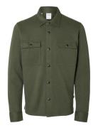 Slhjackie Sweat Jacket Noos Khaki Selected