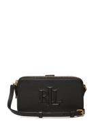 Leather Medium Witley Crossbody Wallet Black Lauren Ralph Lauren