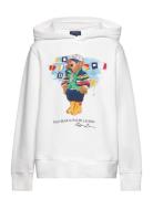 Polo Bear Fleece Hoodie White Ralph Lauren Kids