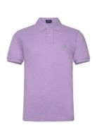 Slim Fit Mesh Polo Shirt Purple Polo Ralph Lauren