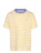 Striped Cotton Jersey Tee Yellow Ralph Lauren Kids