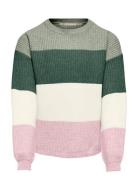 Konsandy L/S Stripe Pullover Cp Knt Patterned Kids Only