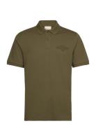 Reg Tonal Shield Ss Polo Green GANT