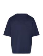 Seam Detail T-Shirt Navy Mango