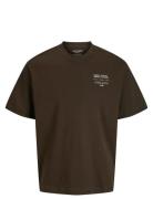 Jjeurban Edge Studio Tee Ss O-Neck Jnr Brown Jack & J S