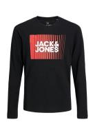 Jjecorp Logo Tee Play Ls O-Neck Noos Mni Black Jack & J S