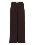 Slshirley Wide Pants Brown Soaked In Luxury