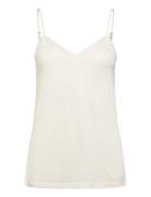 Rwamina Sl Regular Strap Top White Rosemunde