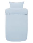 Frøya St Washed Bed Set Blue Høie Of Scandinavia