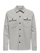 Onsnewkodyl Overshirt Sweat Noos Grey ONLY & SONS
