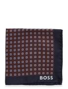 H-Pocket Sq-222 Red BOSS
