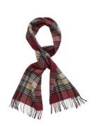 Wool Checked Scarf Red GANT