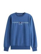Tommy Logo Sweatshirt Blue Tommy Hilfiger