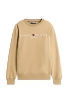 Tommy Logo Sweatshirt Beige Tommy Hilfiger