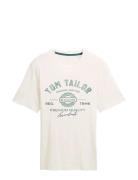 Logo Tee White Tom Tailor