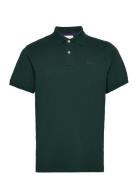 Reg Contrast Pique Ss Polo Green GANT