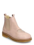 Booties - Flat - With Elastic Pink ANGULUS