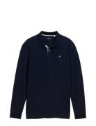 Basic Polo With Contrast Navy Tom Tailor