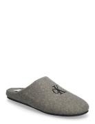 Home Slipper Mule Wool Felt Grey Calvin Klein