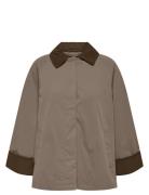 Onlorchid Mix Cordoroy Parka Coat Cs Otw Brown ONLY