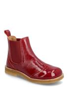 Booties - Flat - With Elastic Red ANGULUS