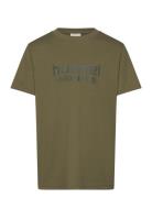 Hmljr Base T-Shirt S/S Khaki Hummel