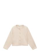 Knitted Button Cardigan Beige Mango
