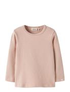 Nmfthora Hir Ls Slim Top Lil Pink Lil'Atelier
