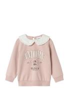 Nmfoloula Nreg Ls Sweat Bru Box Pink Name It