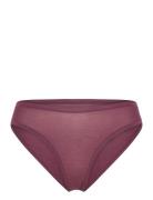 Soft Touch Veil High-Leg Briefs Burgundy Organic Basics