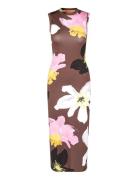 2244 Stocking Jersey, Elastic Tank Purple STINE GOYA