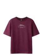 Nkfnajia Ss Nreg Top Burgundy Name It