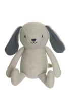 Teddy Baby, Organic Dog, Knitted Blue Teddykompaniet