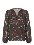 Kabeate Amber Blouse Burgundy Kaffe