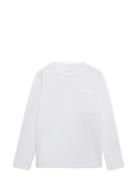 Long-Sleeved T-Shirt With Pocket White Mango