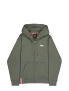 Basic Zip Hoodie Sl Khaki Alpha Industries
