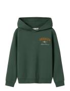 Nkmnewi Ls Nreg Sweat Wh Bru Green Name It