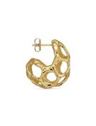 Chunky Space Earring Gold Jane Koenig