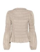 Crhenva Blouse Cream Cream